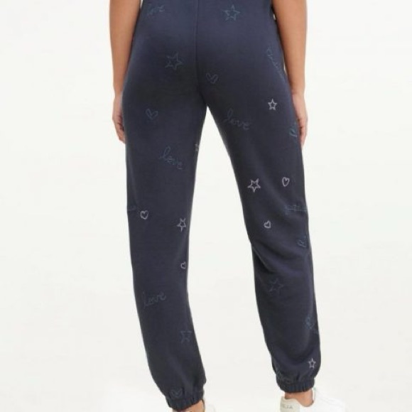Splendid Virtue Embroidered Jogger Pants- NWT - Picture 4 of 9